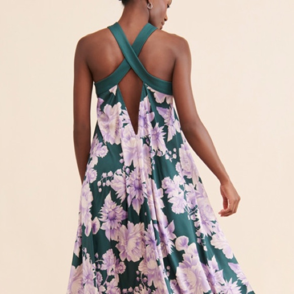 Arabella Printed Maxi Dress / Size S - Picture 6 of 11